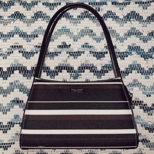 Kate Spade Black Striped Bag